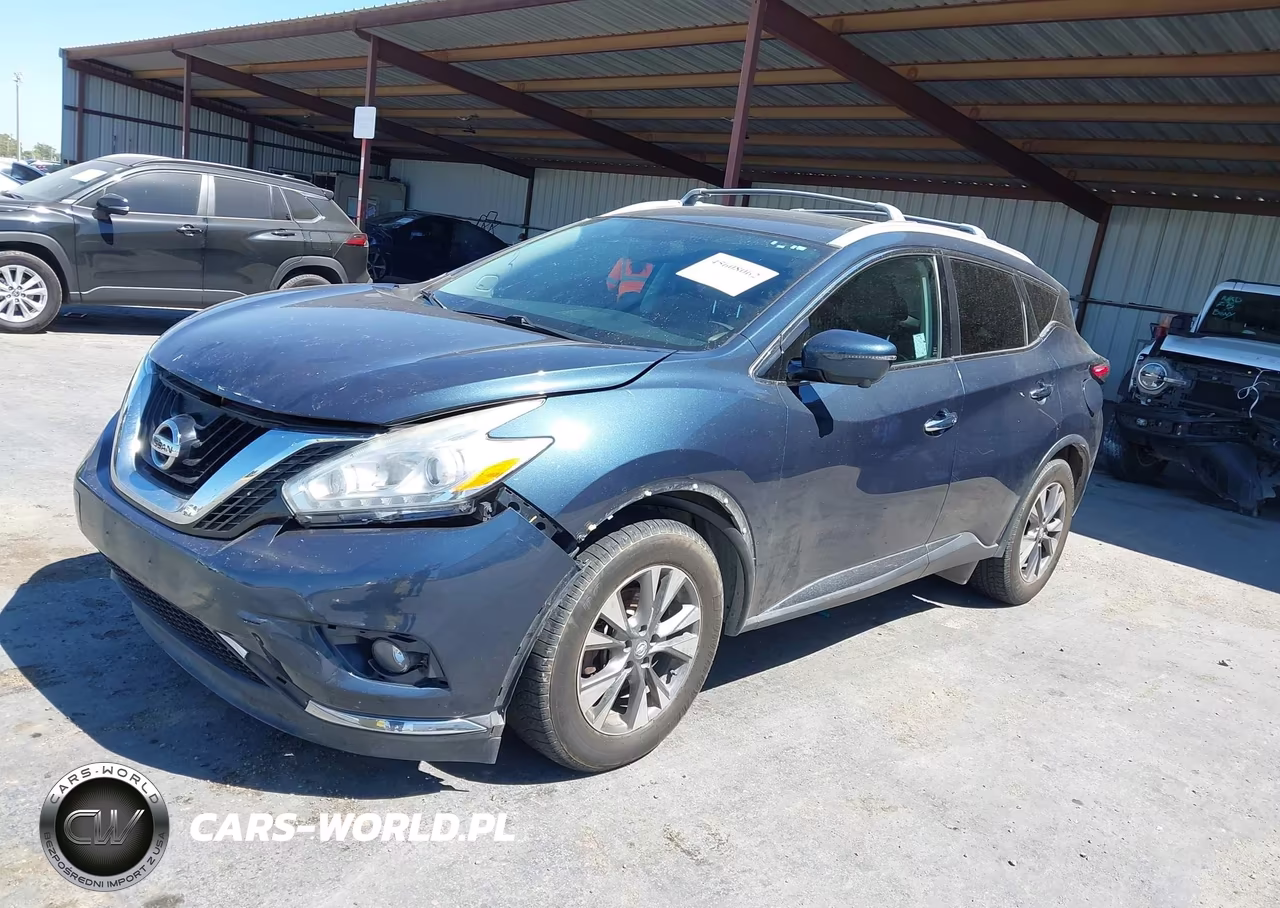 2016 Nissan Murano Sl VIN:5N1AZ2MH3GN163787 - 2