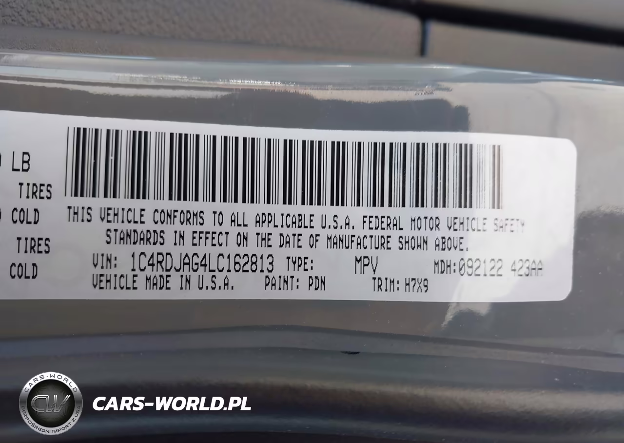 2020 Dodge Durango Sxt Awd VIN:1C4RDJAG4LC162813 - 9