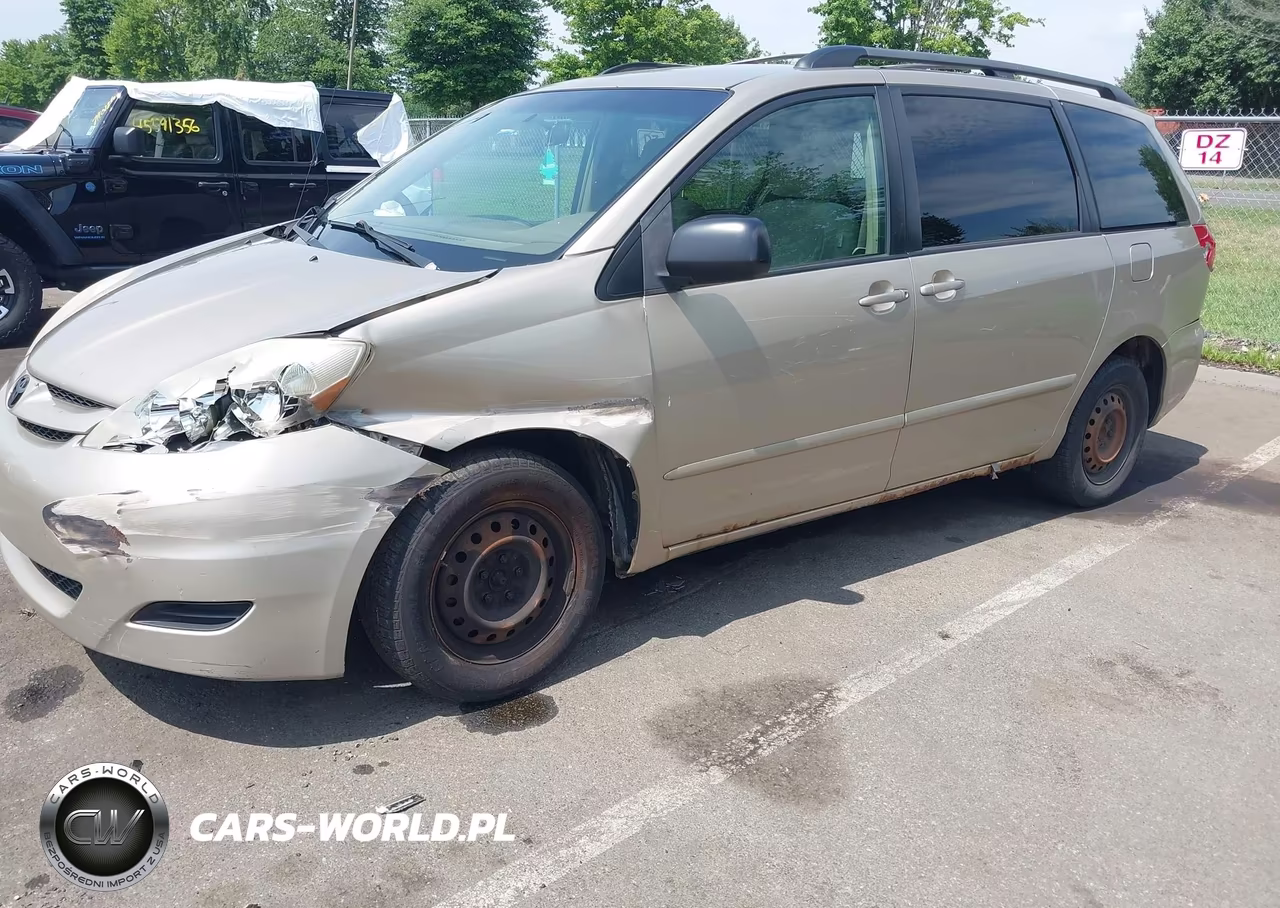 2007 Toyota Sienna Le VIN:5TDZK23C17S002124 - 2