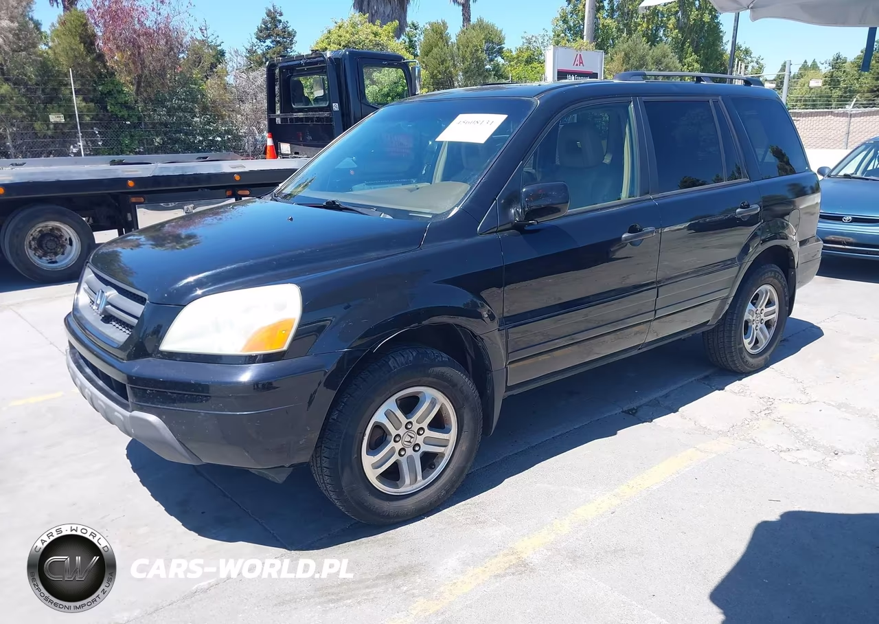 2004 Honda Pilot Ex-L VIN:2HKYF18734H509758 - 2