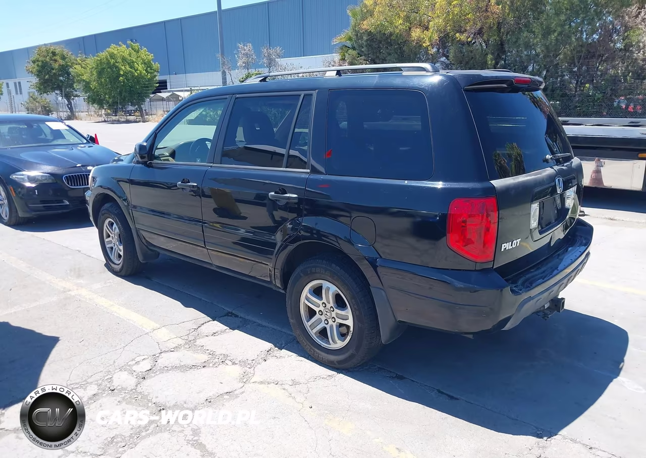 2004 Honda Pilot Ex-L VIN:2HKYF18734H509758 - 3