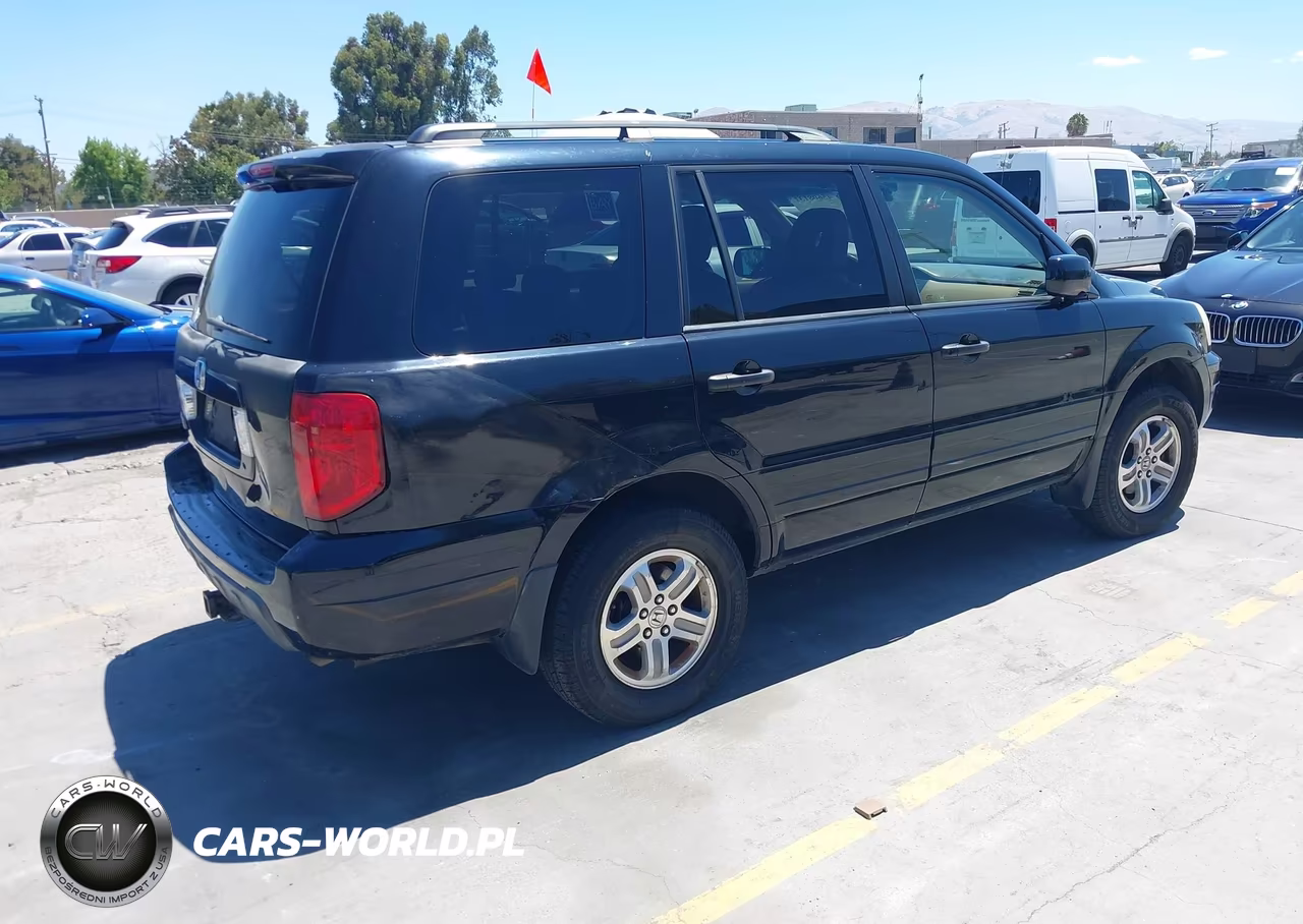 2004 Honda Pilot Ex-L VIN:2HKYF18734H509758 - 4