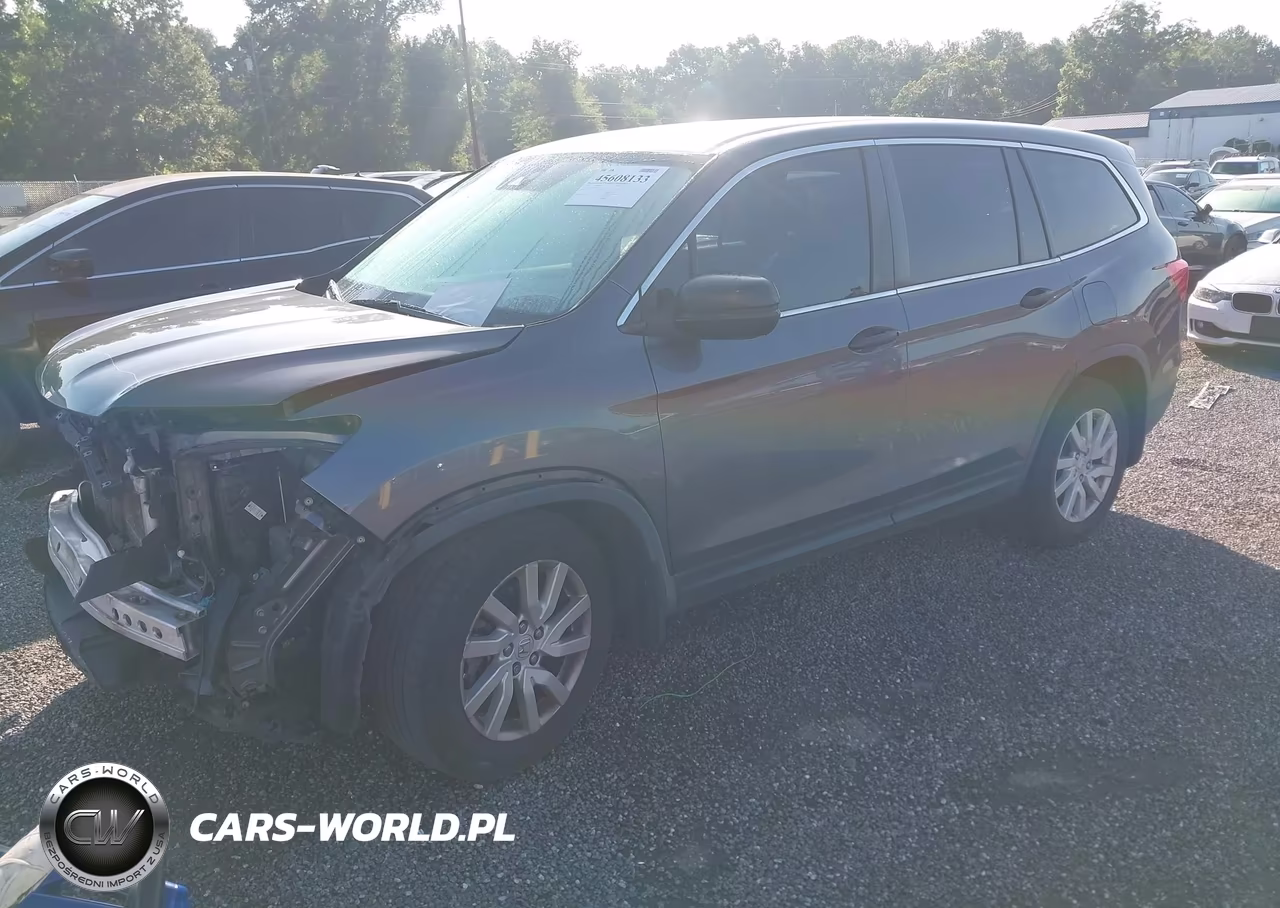 2019 Honda Pilot Lx VIN:5FNYF5H17KB009763 - 2