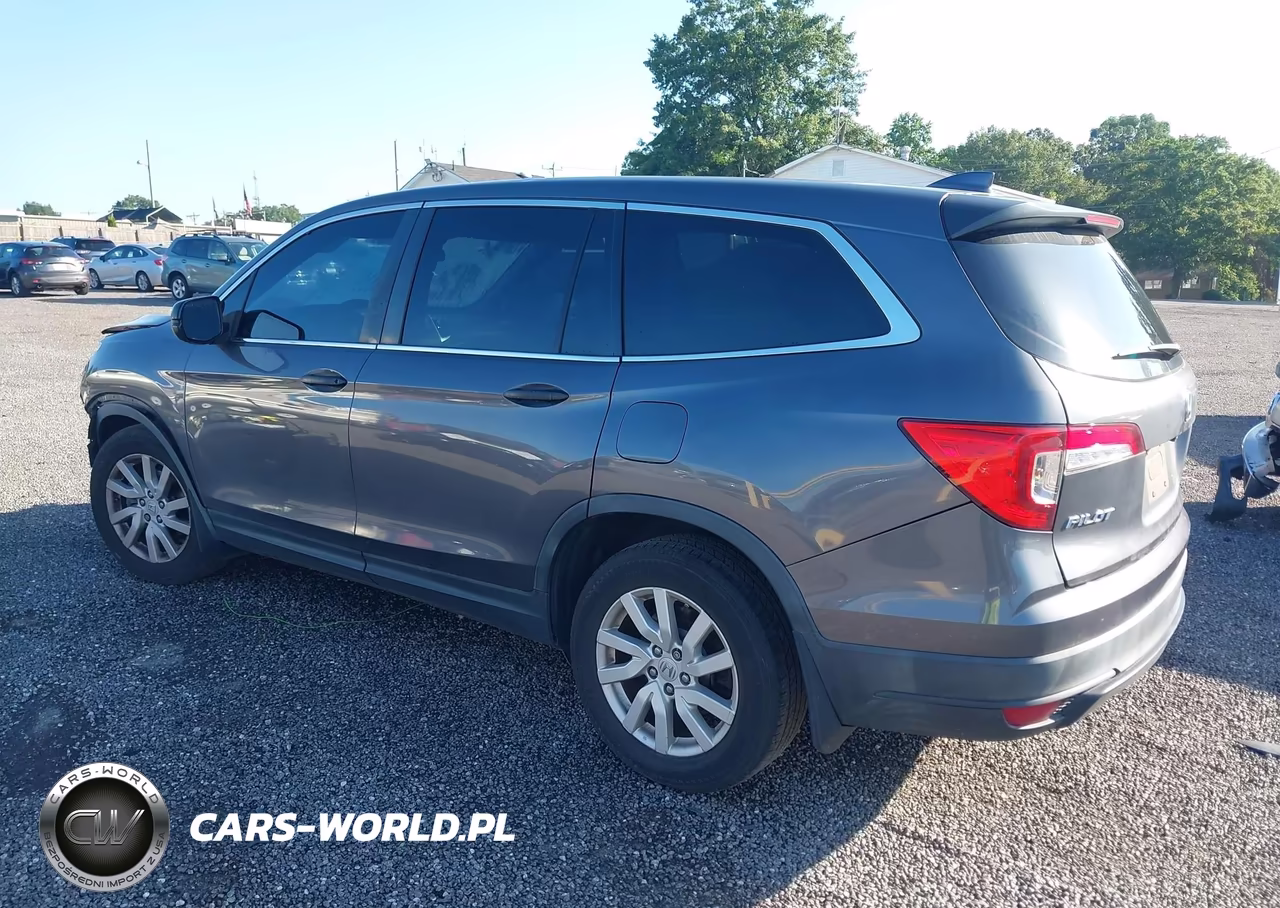 2019 Honda Pilot Lx VIN:5FNYF5H17KB009763 - 3
