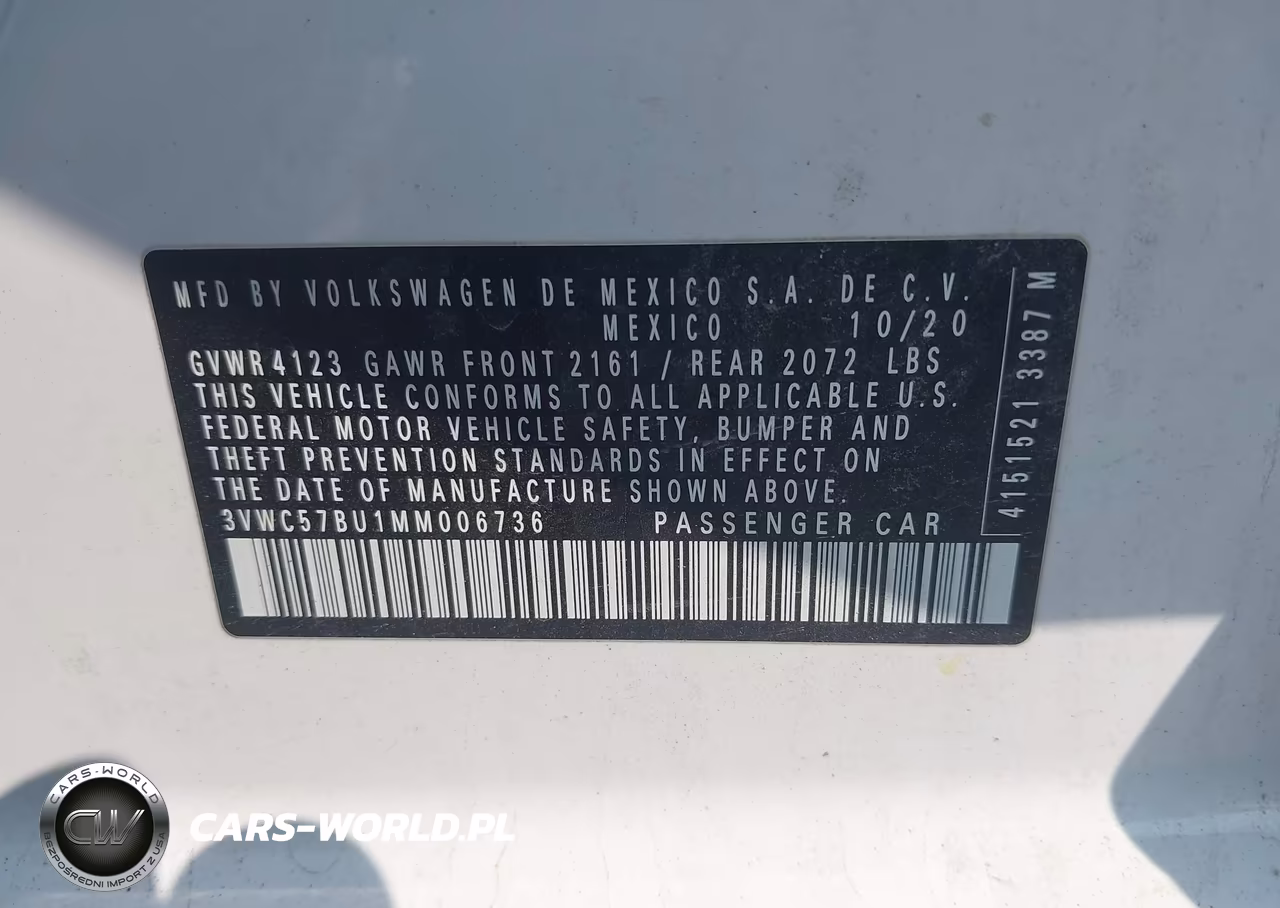 2021 Volkswagen Jetta 1.4T R-Line-1.4T Se-S VIN:3VWC57BU1MM006736 - 9