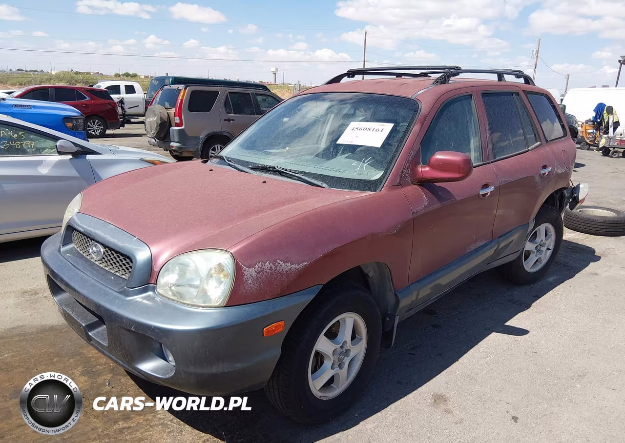 2001 Hyundai Santa Fe 2.7L V6 Gls-2.7L V6 Lx VIN:KM8SC83DO1U129052 - 2