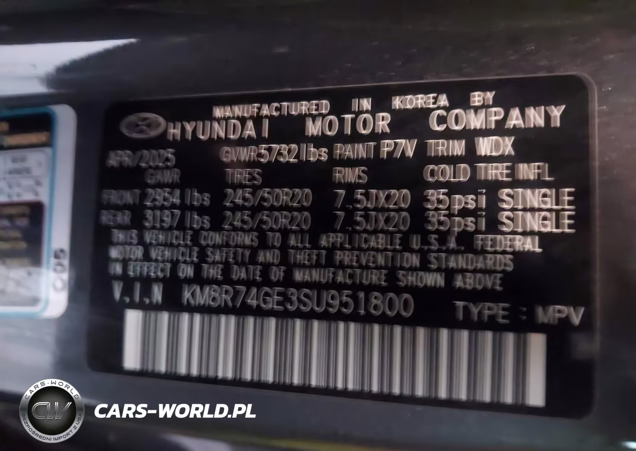 2025 Hyundai Palisade Calligraphy VIN:KM8R74GE3SU951800 - 9