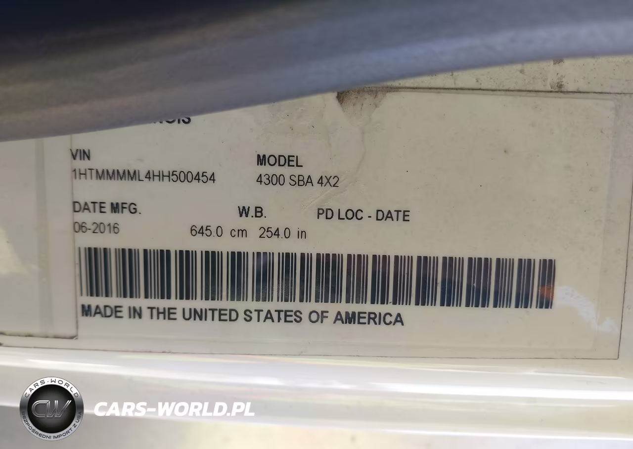 2017 International Durastar 4300 VIN:1HTMMMML4HH500454 - 9