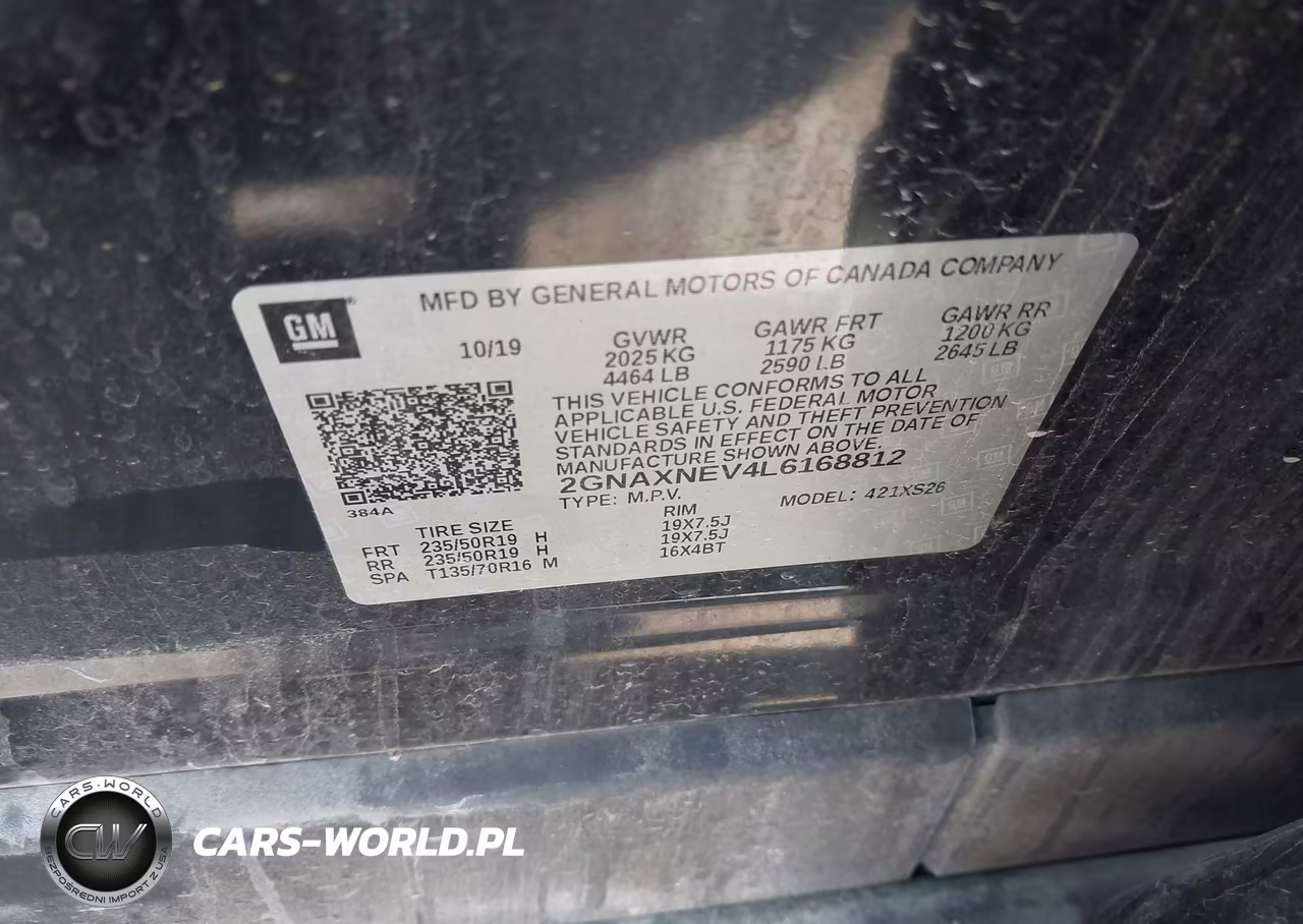 2020 Chevrolet Equinox Fwd Premier 1.5L Turbo VIN:2GNAXNEV4L6168812 - 9