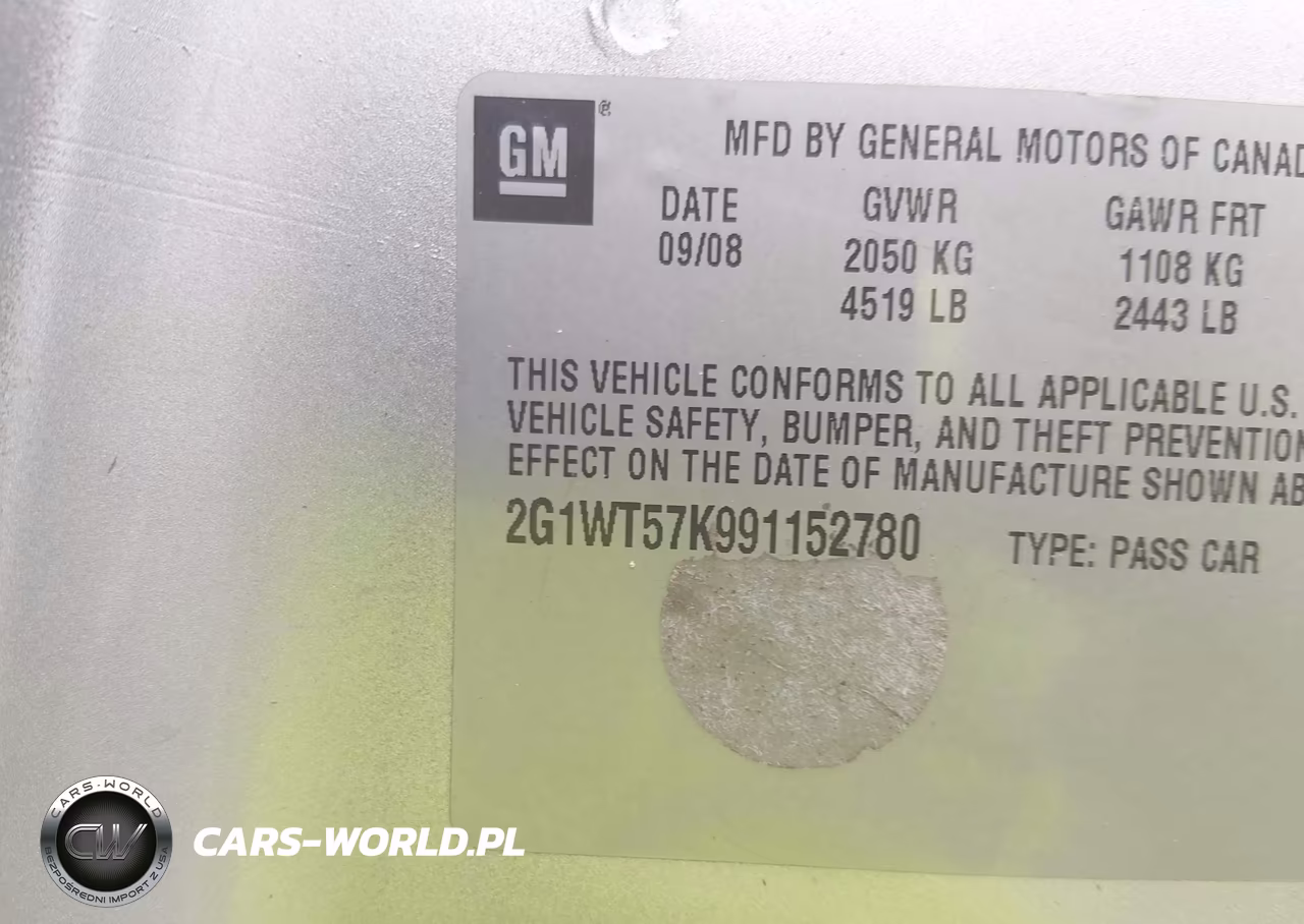 2009 Chevrolet Impala Lt VIN:2G1WT57K991152780 - 9
