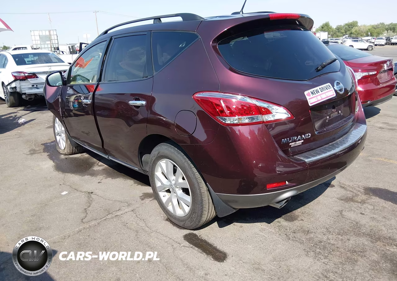 2014 Nissan Murano Sl VIN:JN8AZ1MW0EW529276 - 3
