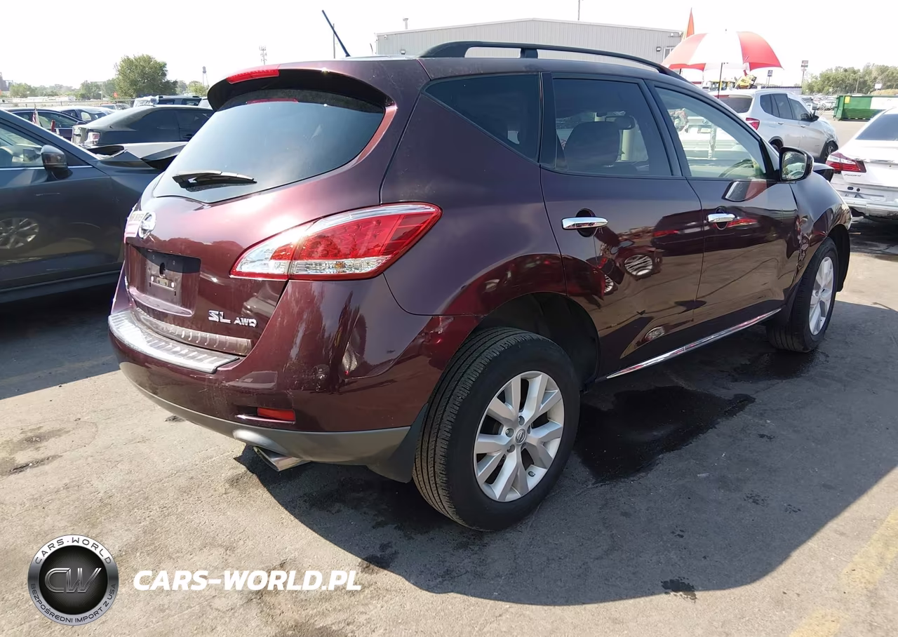 2014 Nissan Murano Sl VIN:JN8AZ1MW0EW529276 - 4