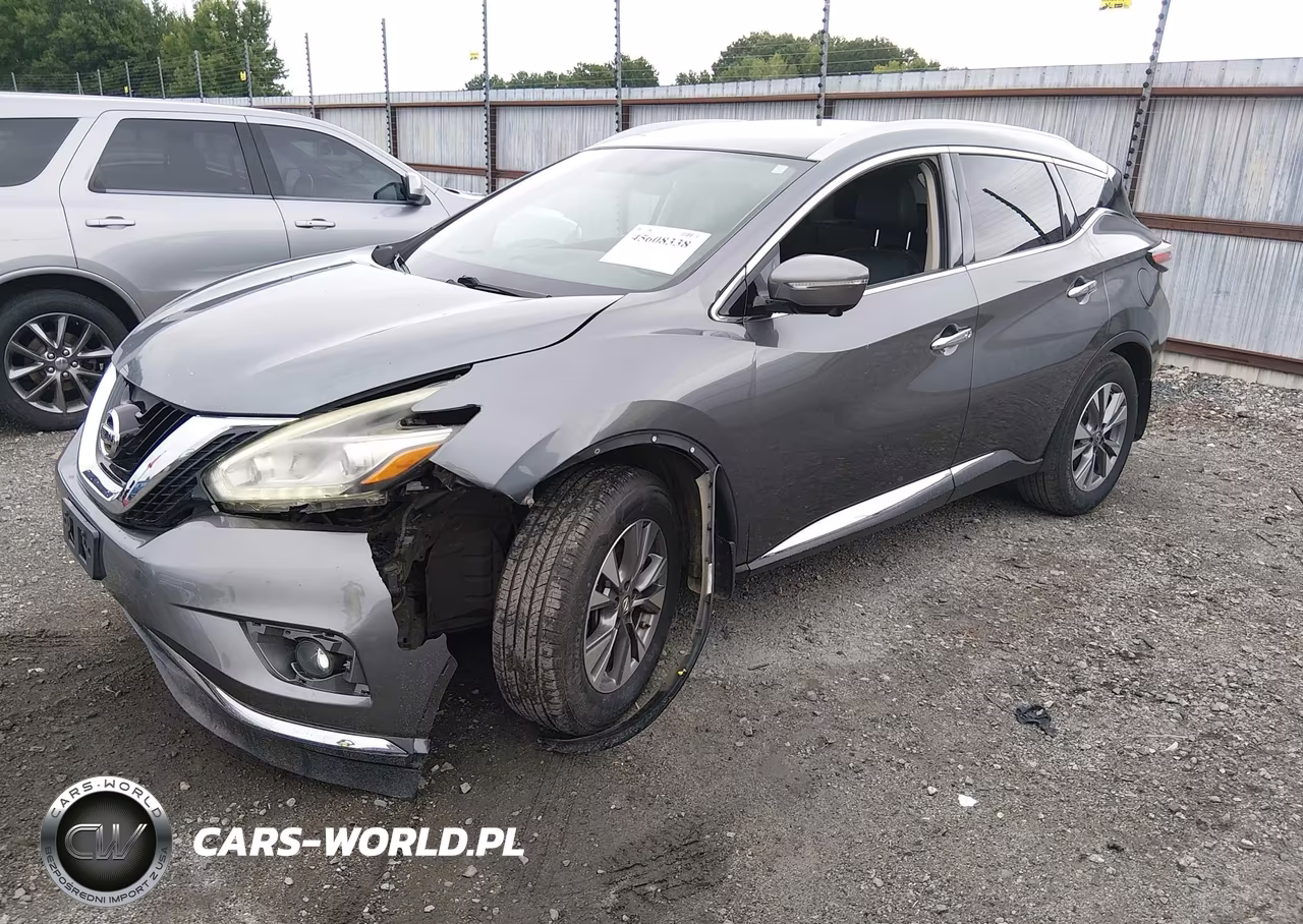 2015 Nissan Murano Sl VIN:5N1AZ2MG8FN271229 - 2