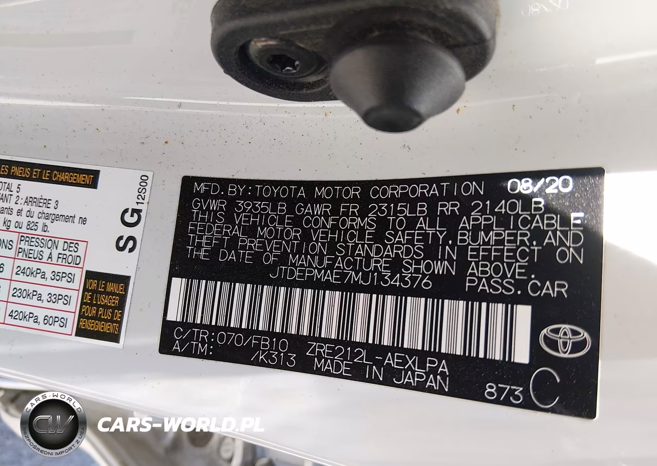 2021 Toyota Corolla Le VIN:JTDEPMAE7MJ134376 - 9