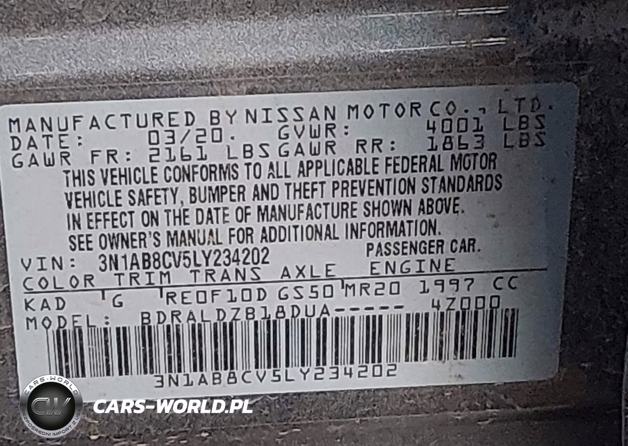 2020 Nissan Sentra Sv Xtronic Cvt VIN:3N1AB8CV5LY234202 - 9