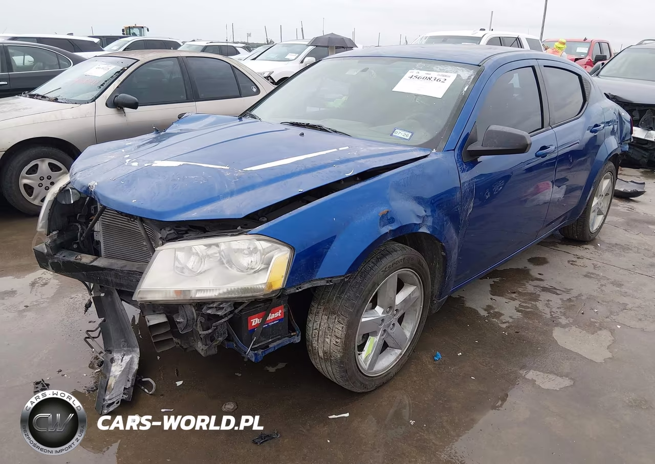 2013 Dodge Avenger Se VIN:1C3CDZAB2DN613398 - 2