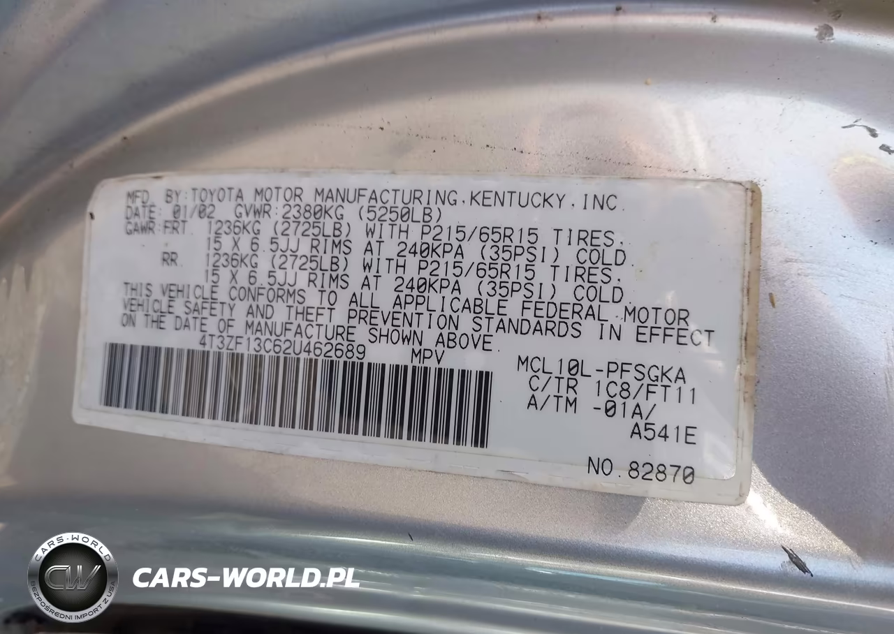 2002 Toyota Sienna Le-Xle VIN:4T3ZF13C62U462689 - 9