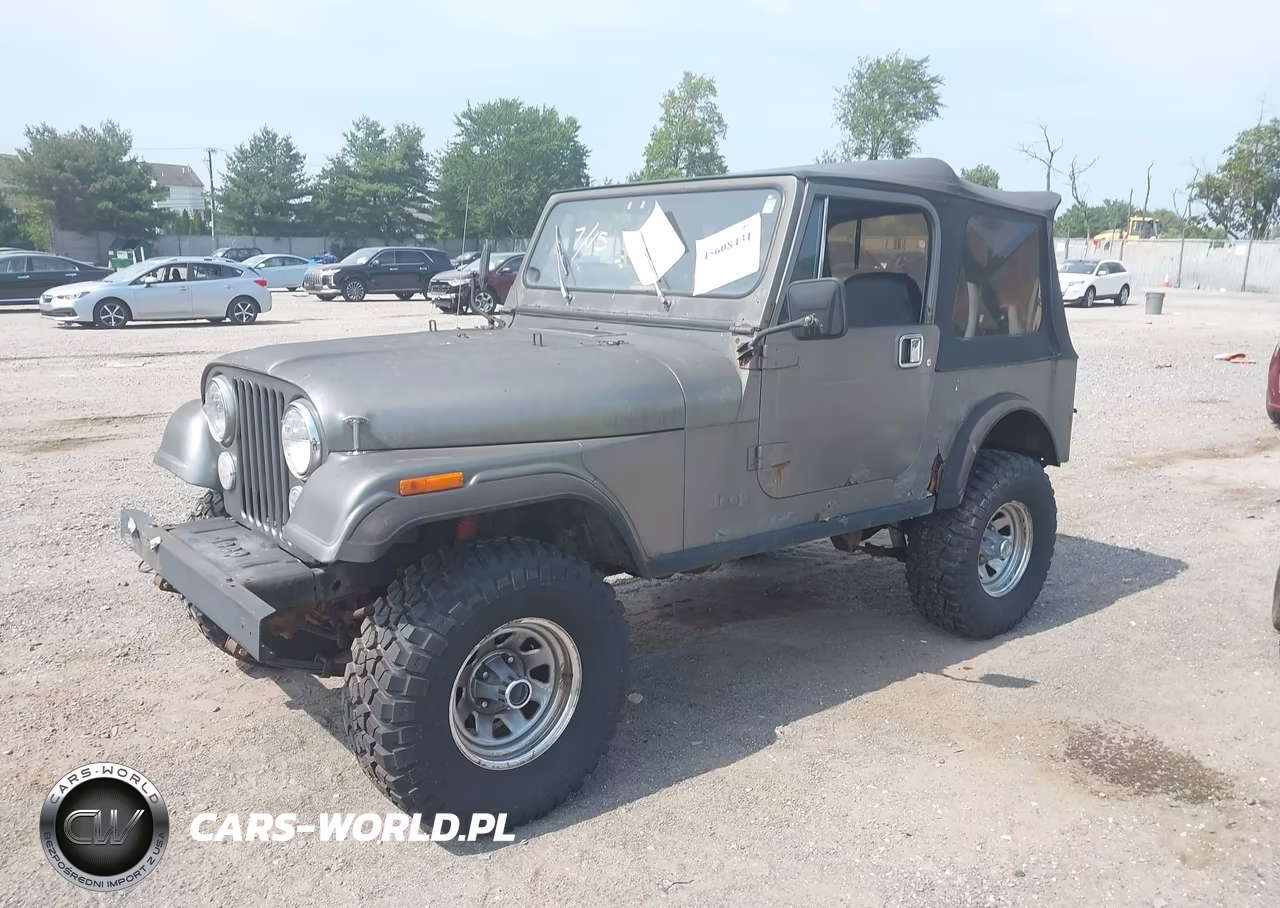 1986 Jeep Jeep Cj7 VIN:1JCCM87E2GT065795 - 2