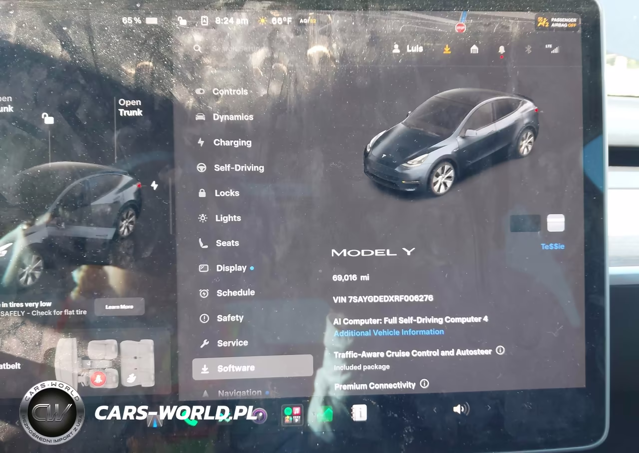 2024 Tesla Model Y Long Range Single Motor Rear-Wheel Drive-Rwd VIN:7SAYGDEDXRF006276 - 7