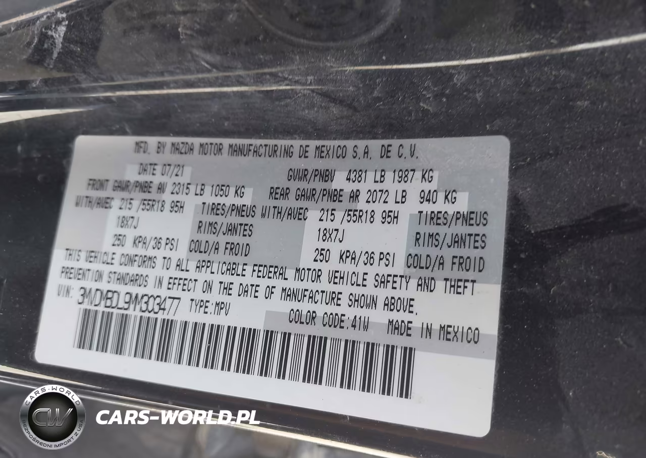 2021 Mazda Cx-30 Premium VIN:3MVDMBDL9MM303477 - 9