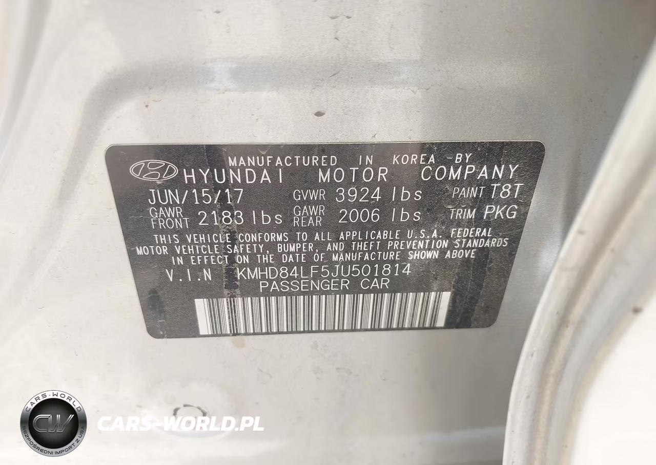 2018 Hyundai Elantra Value Edition VIN:KMHD84LF5JU501814 - 9