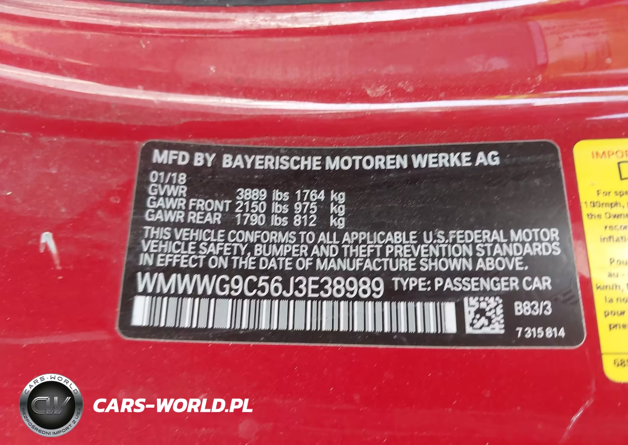 2018 Mini Convertible Cooper S VIN:WMWWG9C56J3E38989 - 9