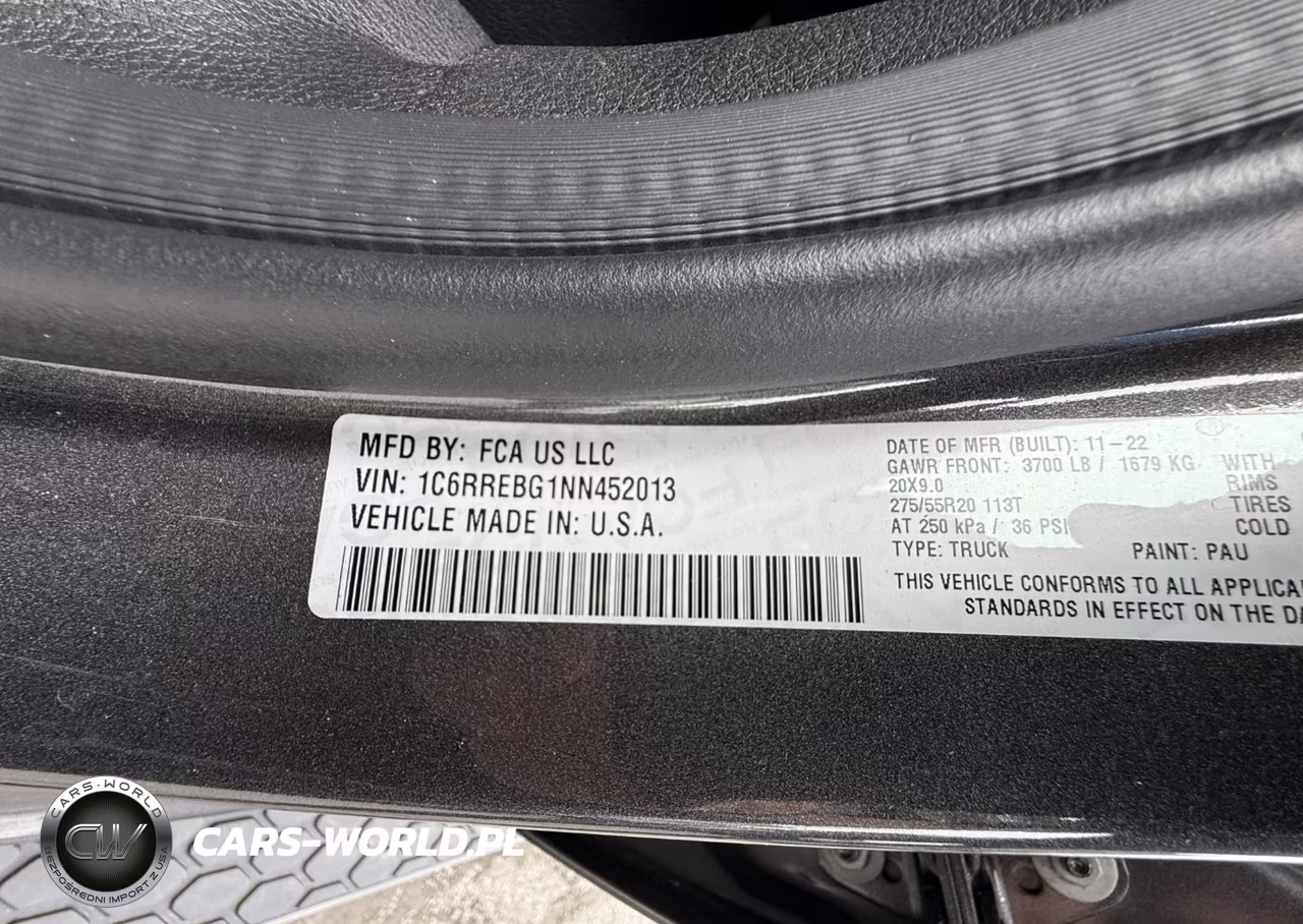 2022 Ram 1500 Big Horn 4X2 6'4 Box VIN:1C6RREBG1NN452013 - 9