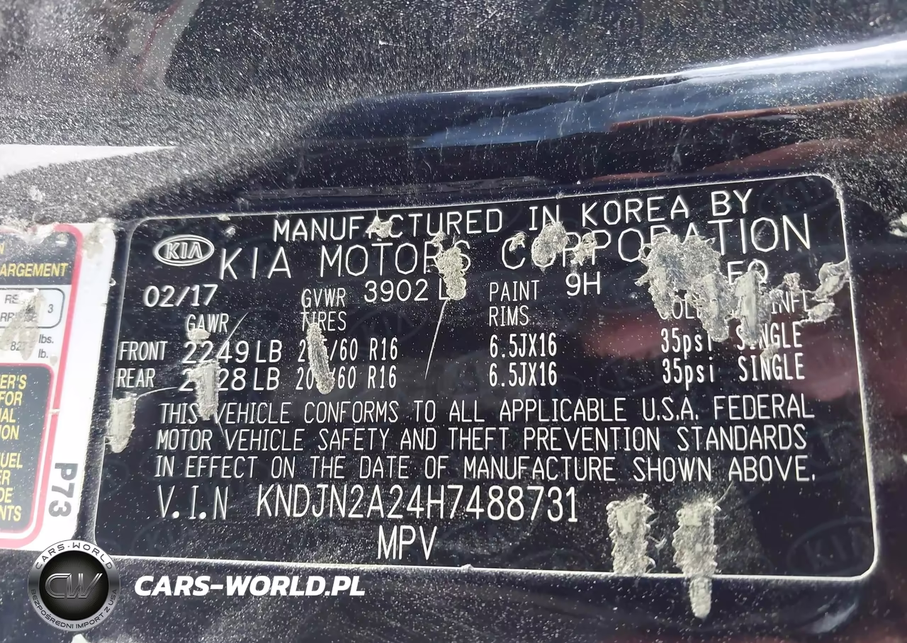 2017 Kia Soul VIN:KNDJN2A24H7488731 - 9