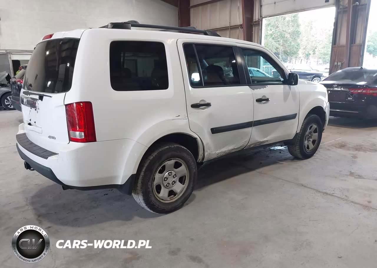 2011 Honda Pilot Lx VIN:5FNYF4H26BB088054 - 4