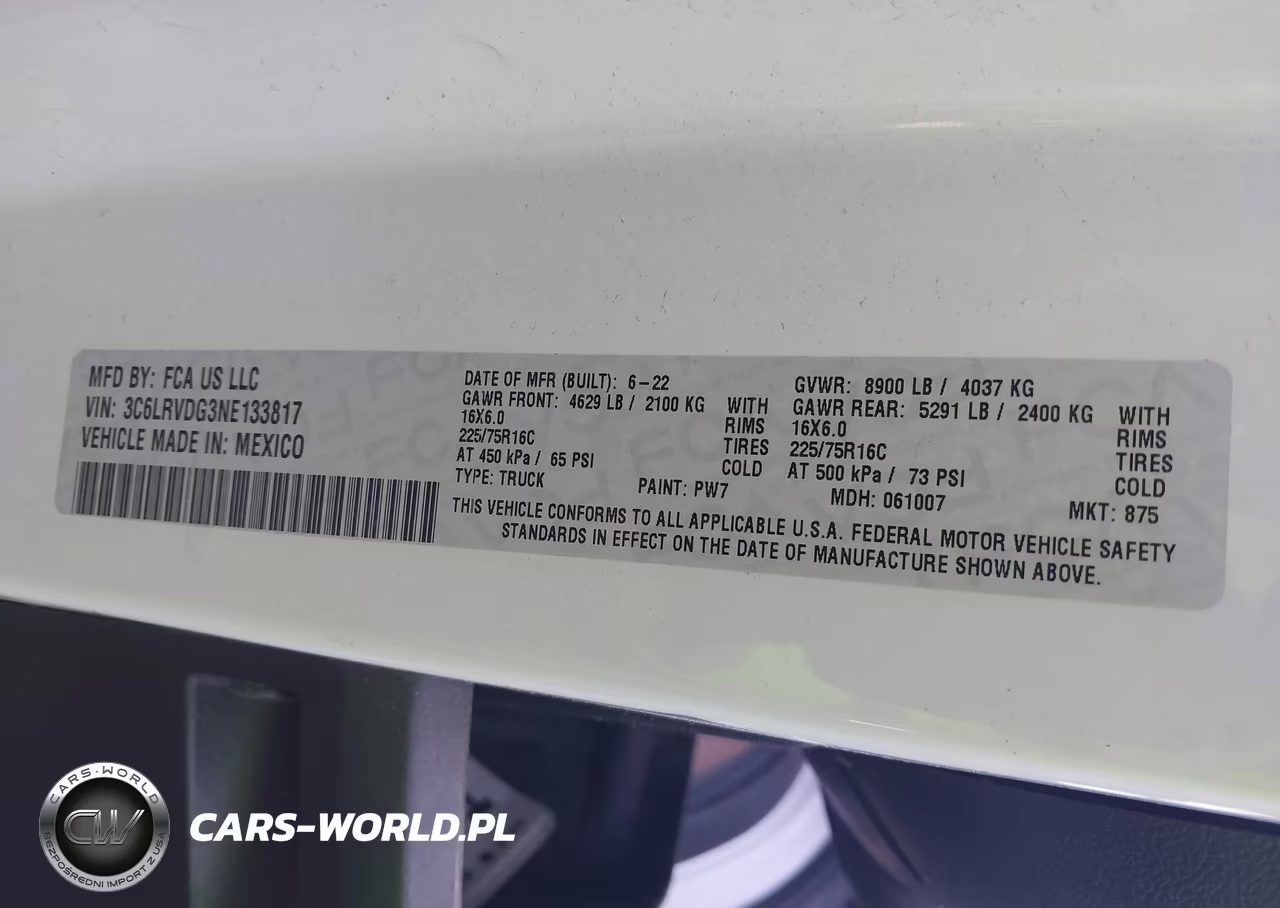 2022 Ram Promaster 2500 High Roof 159 Wb VIN:3C6LRVDG3NE133817 - 9