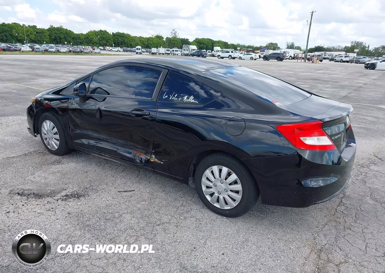 2012 Honda Civic Lx VIN:2HGFG3B51CH502209 - 3