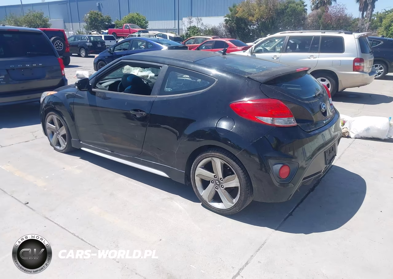 2015 Hyundai Veloster Turbo VIN:KMHTC6AE4FU221695 - 3