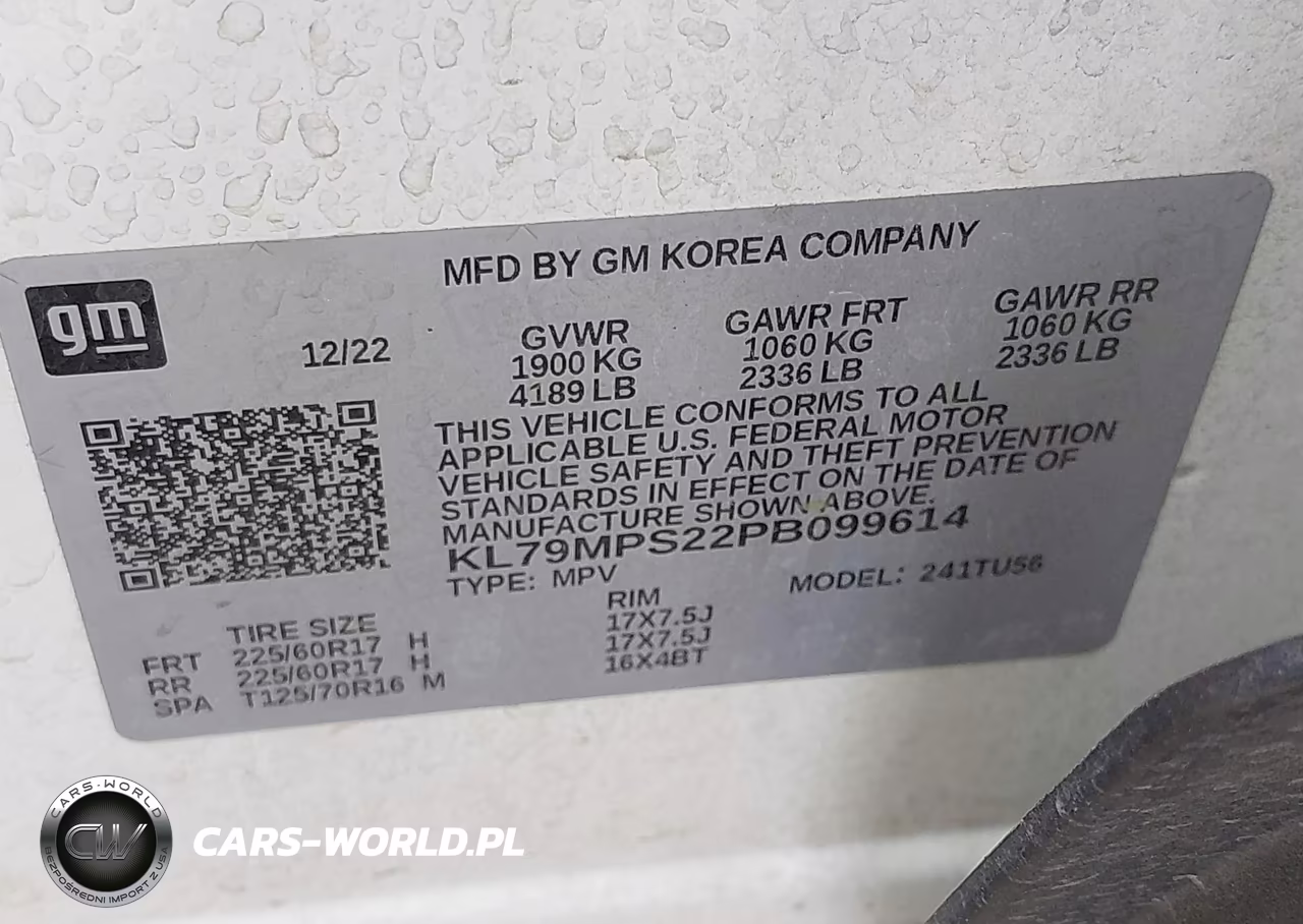 2023 Chevrolet Trailblazer Fwd Lt VIN:KL79MPS22PB099614 - 9