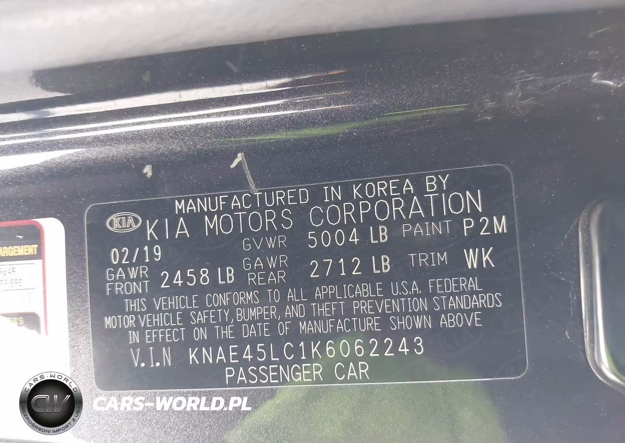 2019 Kia Stinger Gt1 VIN:KNAE45LC1K6062243 - 9