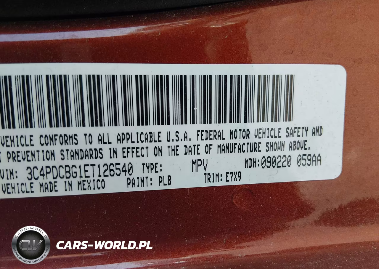 2014 Dodge Journey Sxt VIN:3C4PDCBG1ET126540 - 9