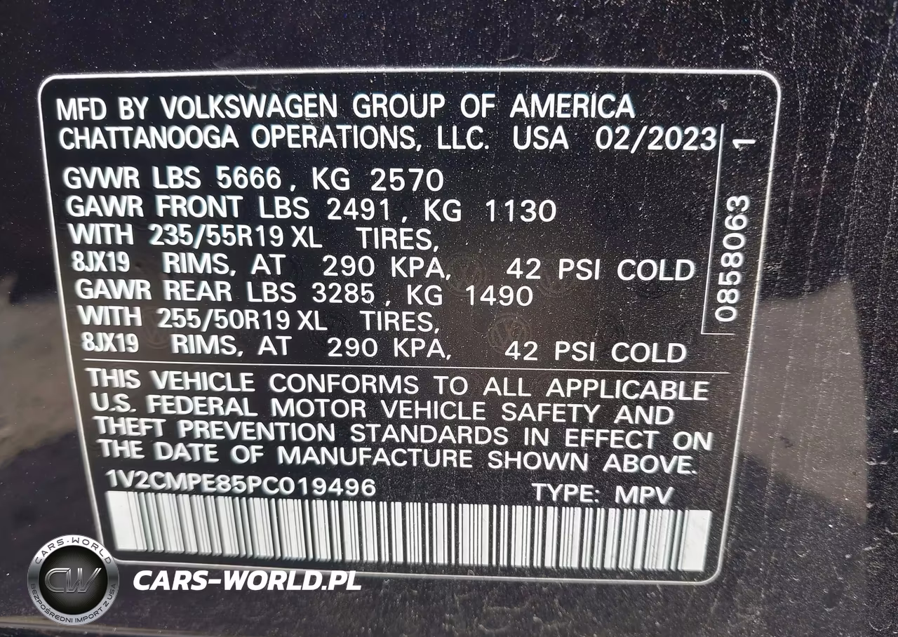 2023 Volkswagen Id.4 Pro VIN:1V2CMPE85PC019496 - 9