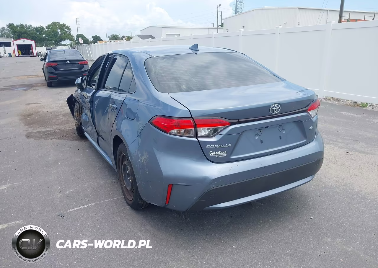 2020 Toyota Corolla Le VIN:JTDEPRAE8LJ050319 - 3
