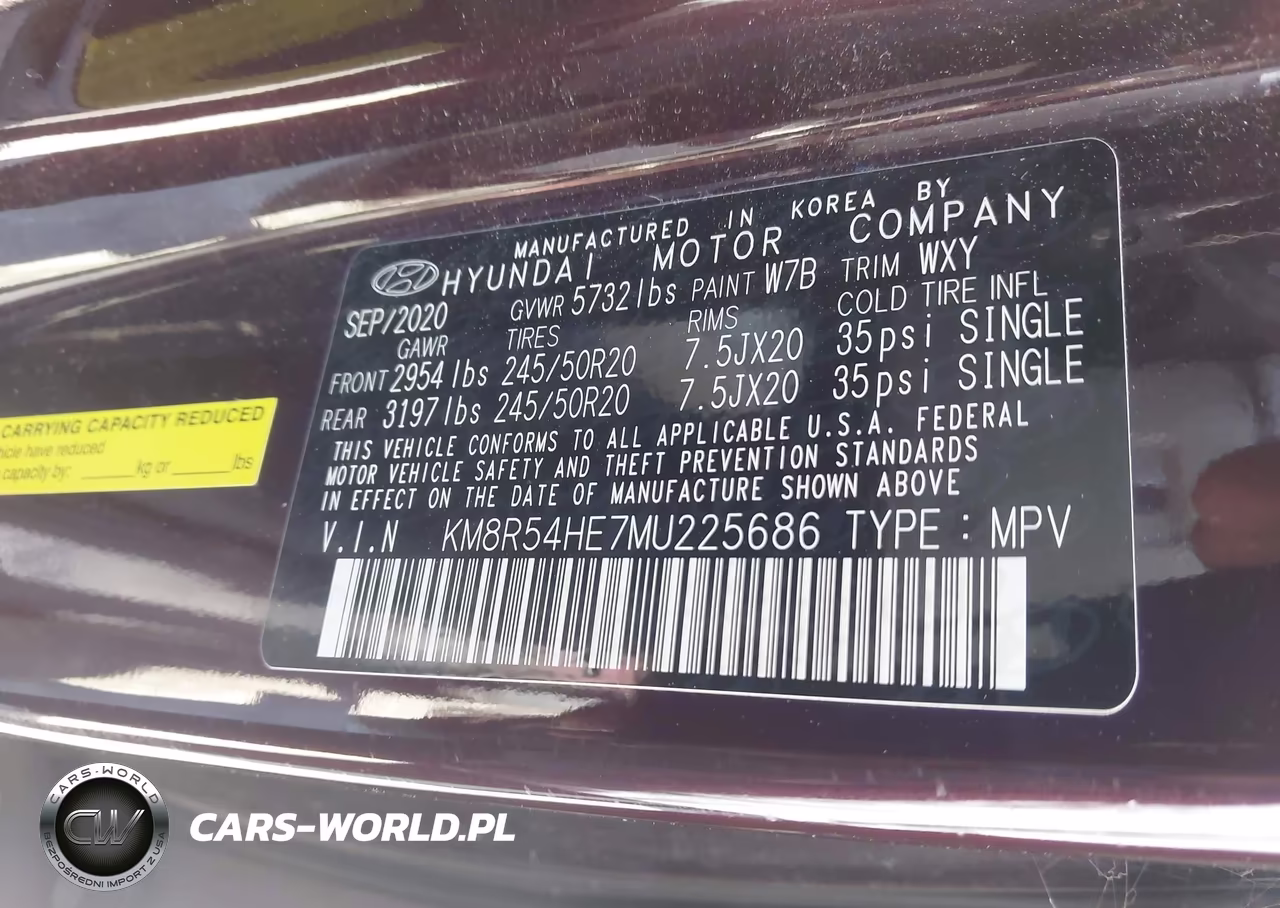 2021 Hyundai Palisade Limited VIN:KM8R54HE7MU225686 - 9