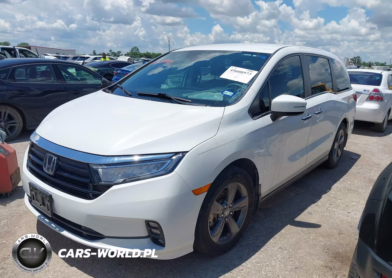 2021 Honda Odyssey Ex VIN:5FNRL6H55MB032886 - 2