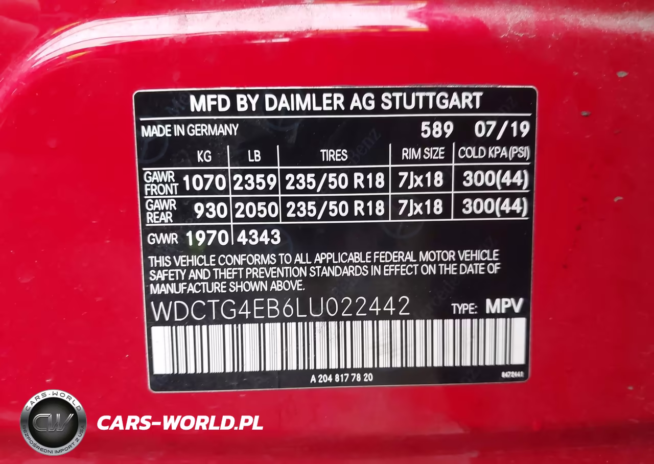 2020 Mercedes-Benz Gla 250 VIN:WDCTG4EB6LU022442 - 9