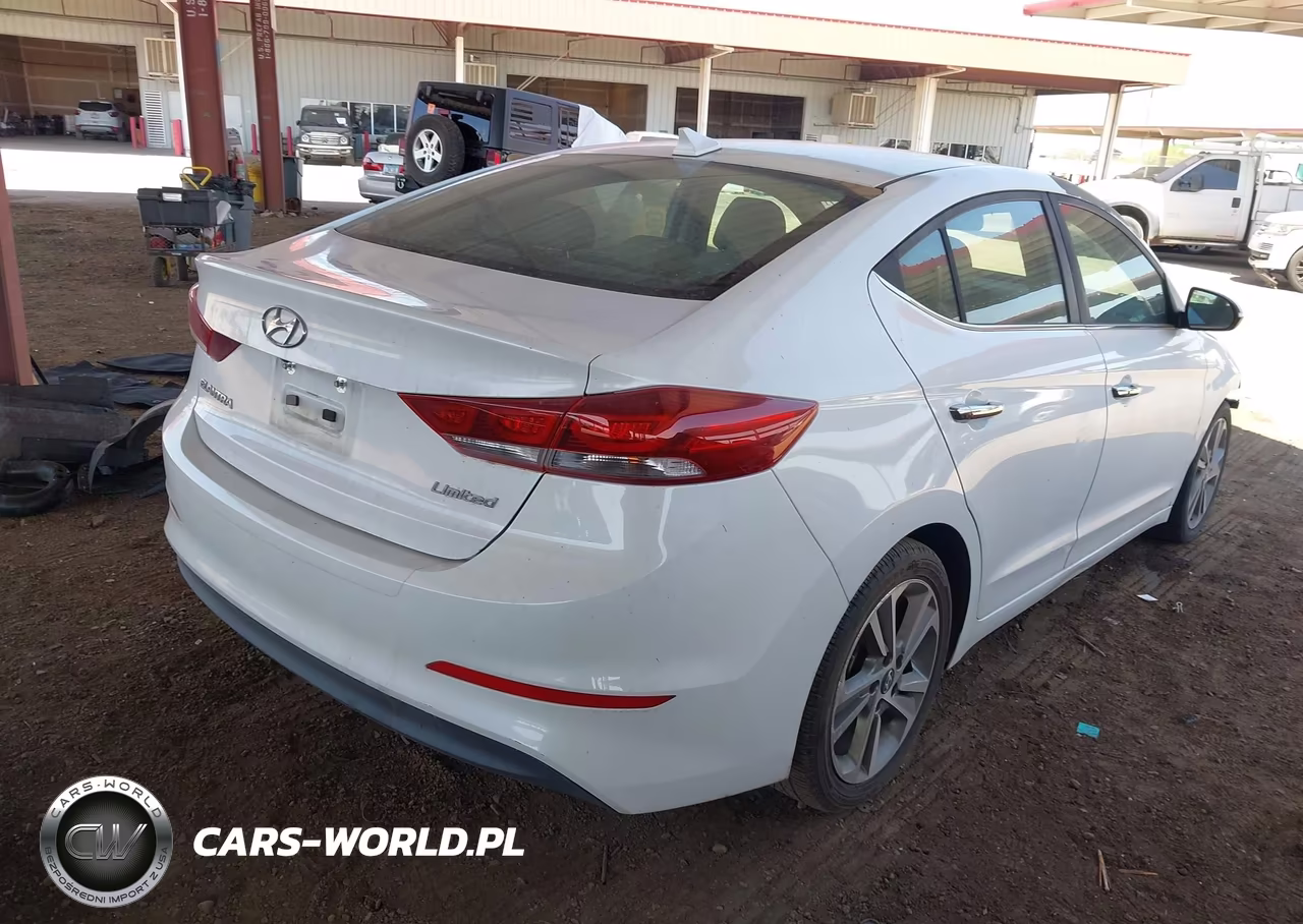 2017 Hyundai Elantra Limited VIN:5NPD84LF3HH068275 - 4