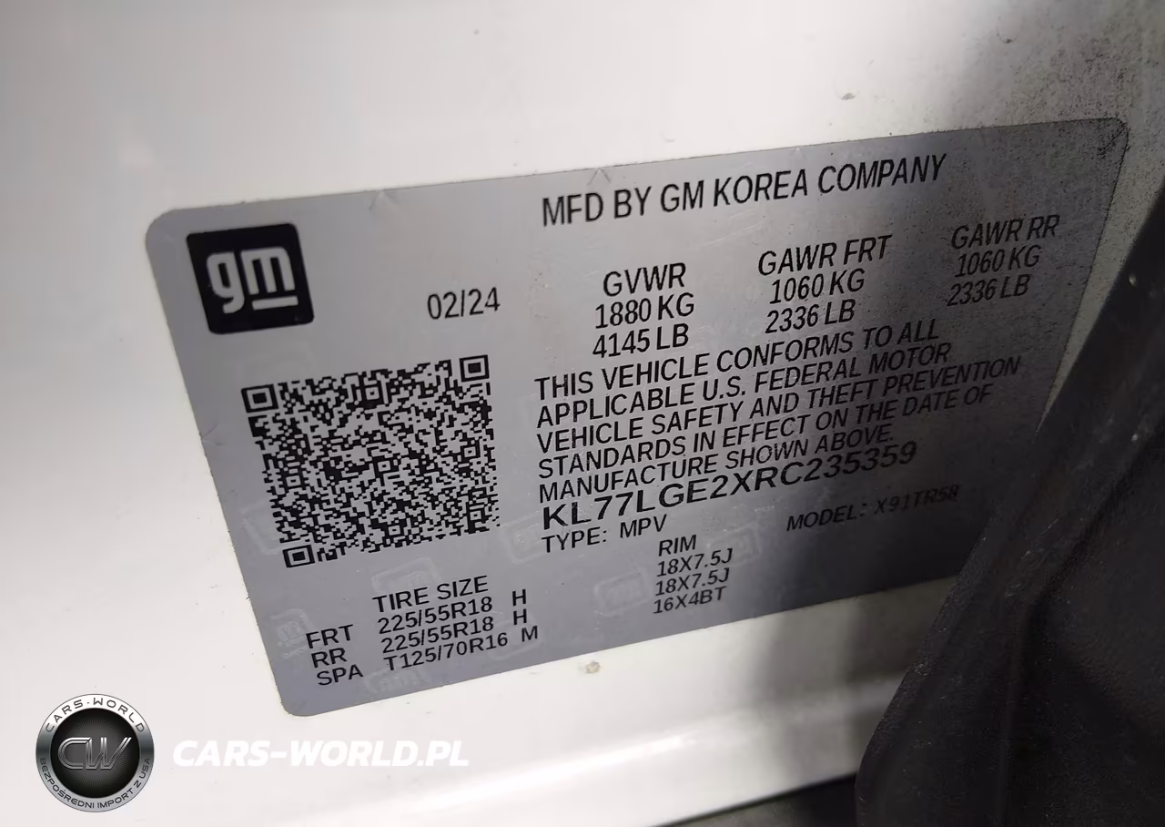 2024 Chevrolet Trax Fwd 1Rs VIN:KL77LGE2XRC235359 - 9