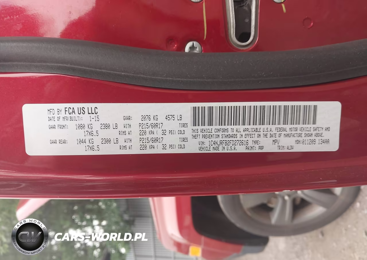 2015 Jeep Patriot High Altitude Edition VIN:1C4NJRFB2FD272616 - 9