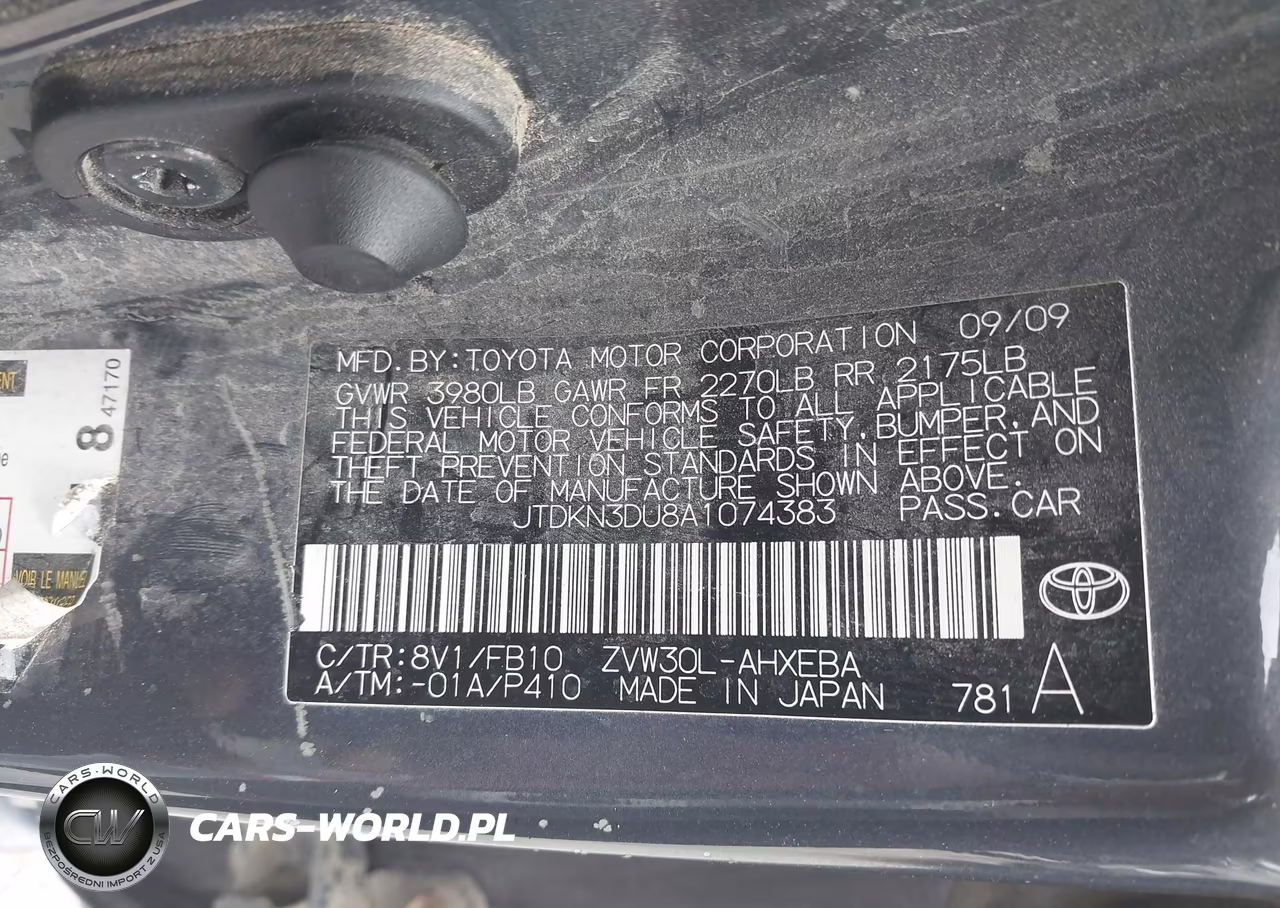 2010 Toyota Prius Ii VIN:JTDKN3DU8A1074383 - 9