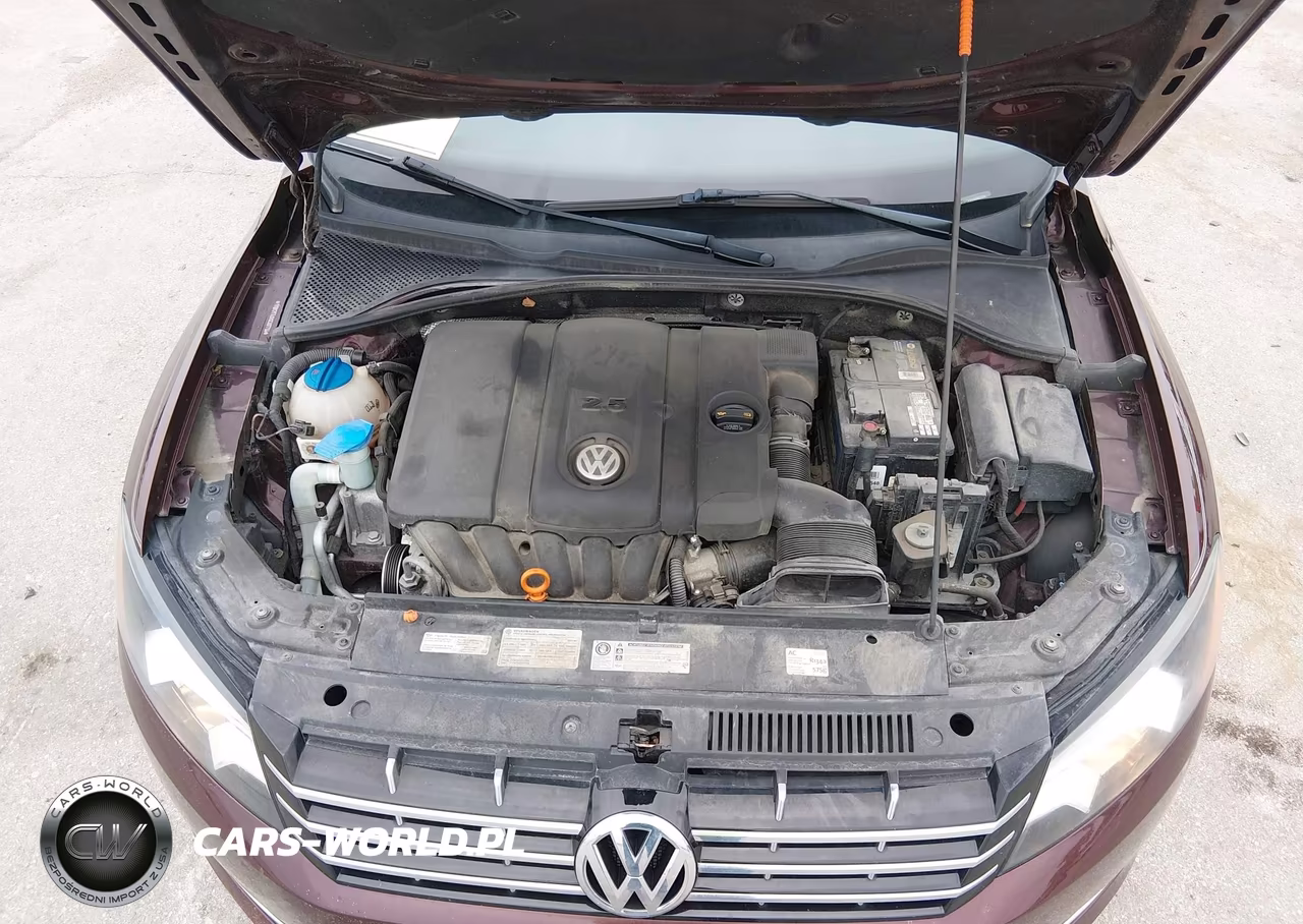 2012 Volkswagen Passat 2.5L Sel VIN:1VWCP7A32CC037724 - 10