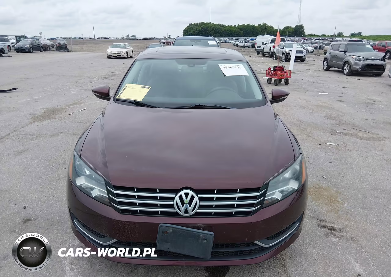2012 Volkswagen Passat 2.5L Sel VIN:1VWCP7A32CC037724 - 14