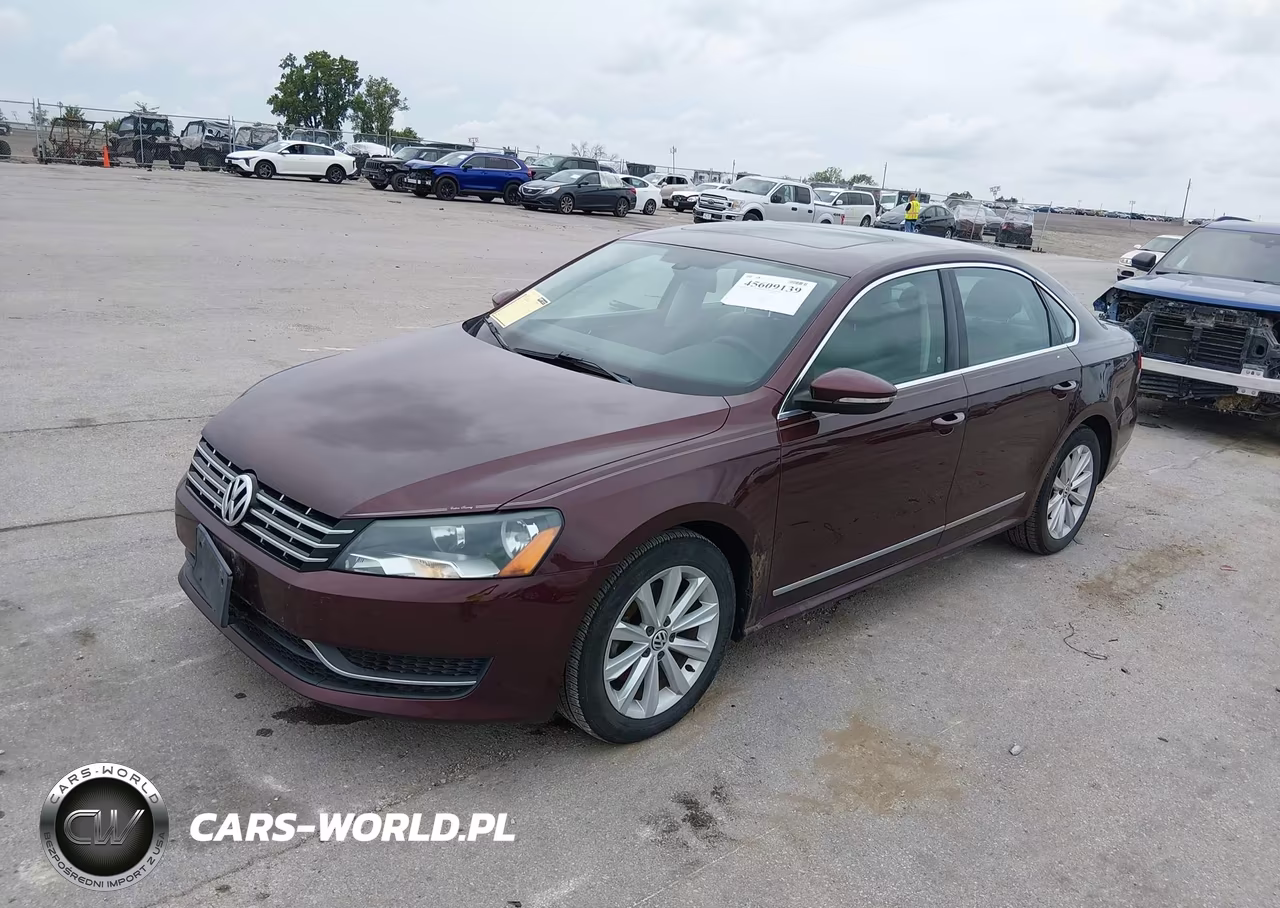 2012 Volkswagen Passat 2.5L Sel VIN:1VWCP7A32CC037724 - 2