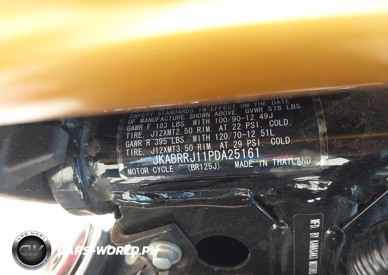 2023 Kawasaki Br125 J VIN:JKABRRJ11PDA25161 - 10