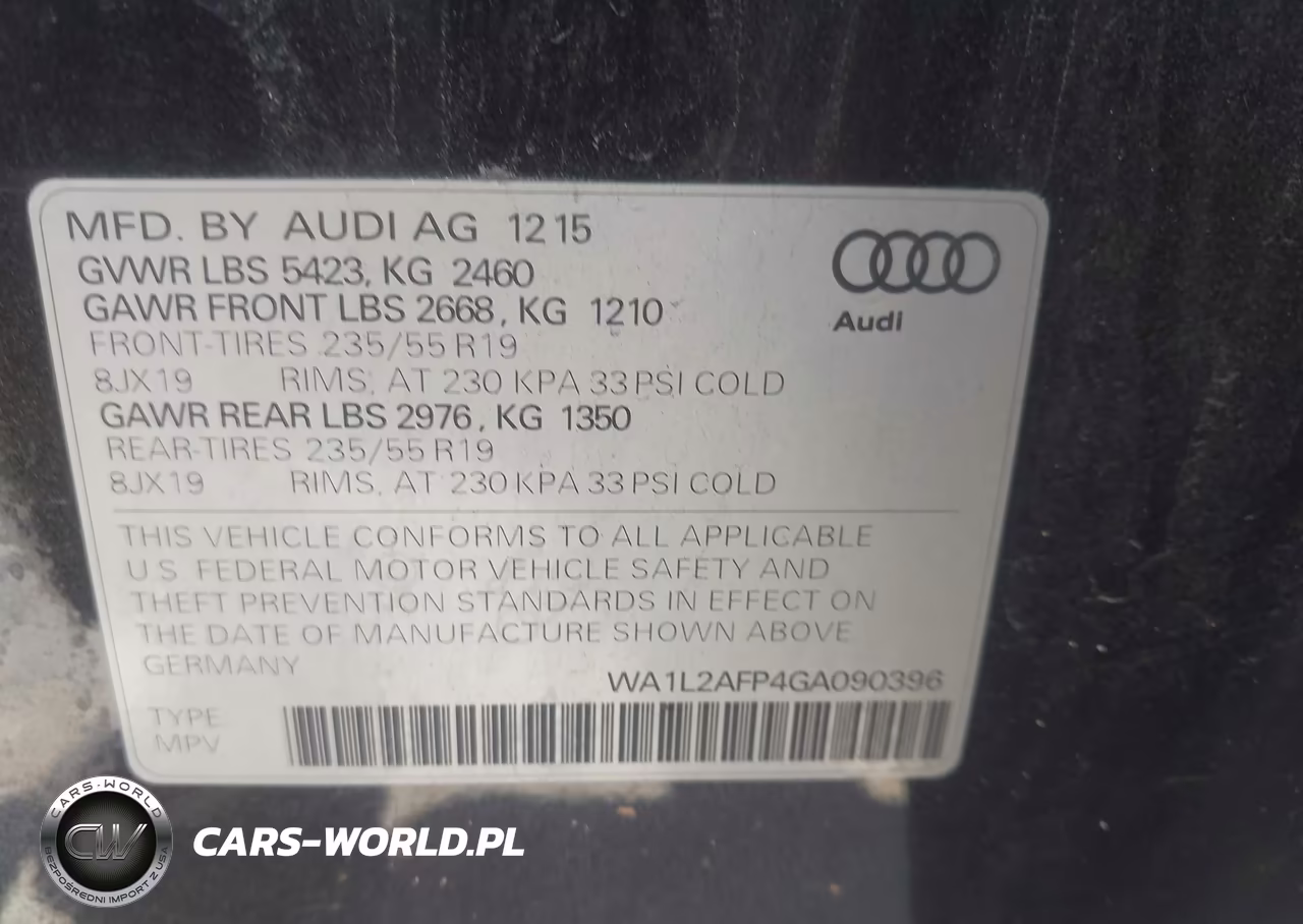 2016 Audi Q5 2.0T Premium VIN:WA1L2AFP4GA090396 - 9