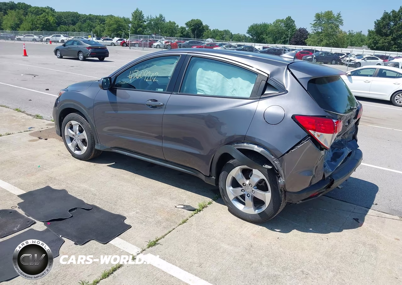 2022 Honda Hr-V Awd Lx VIN:3CZRU6H33NM740265 - 3